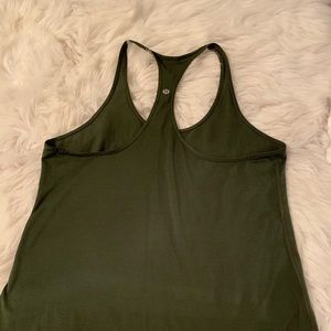 Lululemon Olive Green Tank Top Size 8